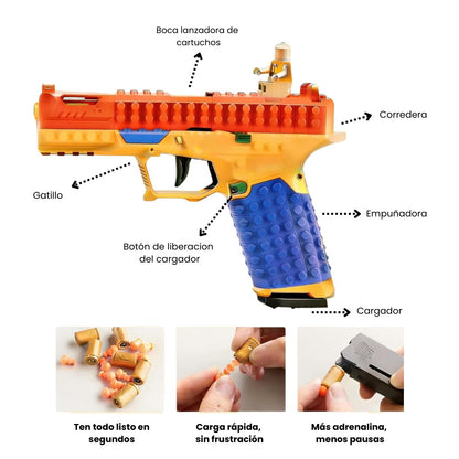 Blokyra™ – Pistola Modular de Construcción