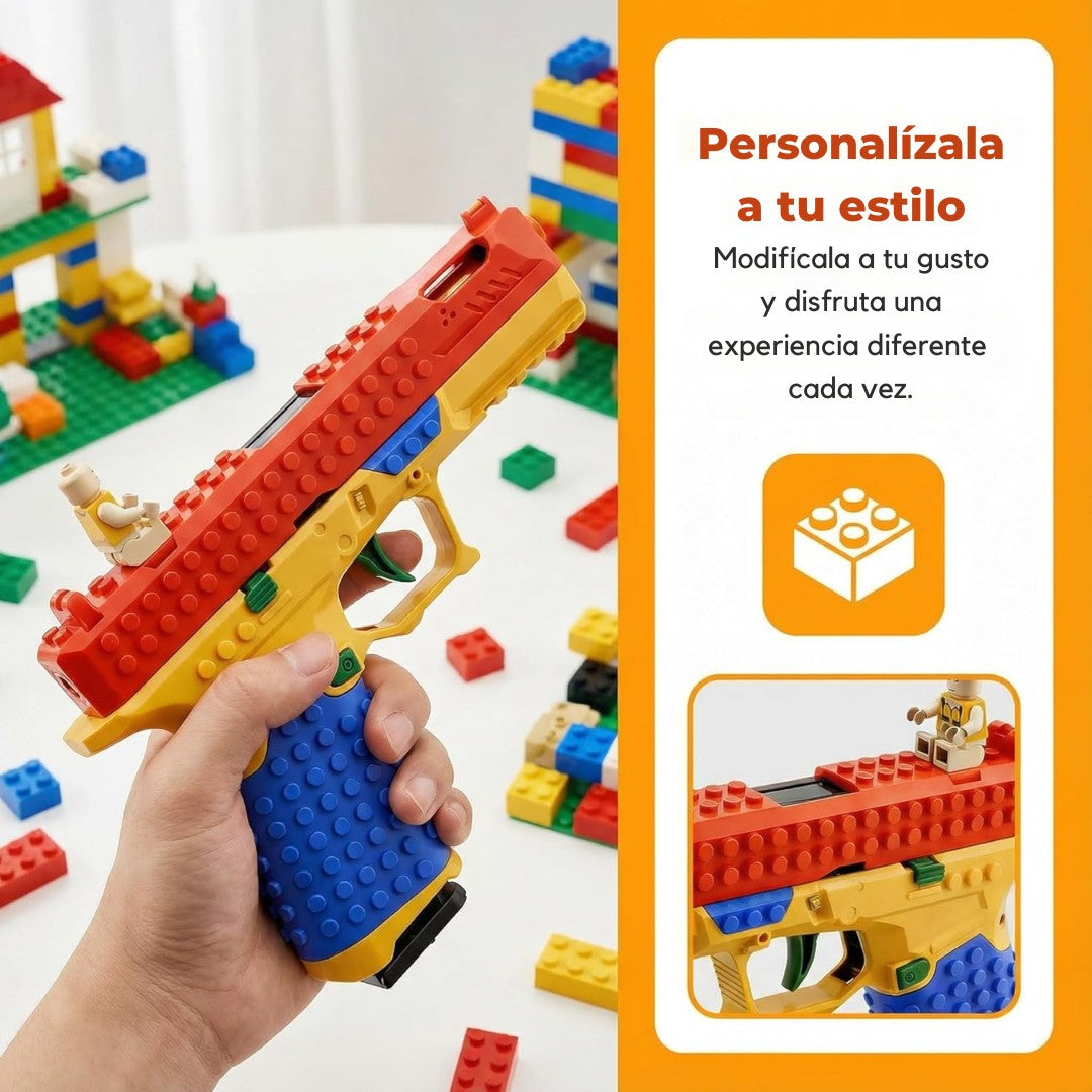 Blokyra™ – Pistola Modular de Construcción